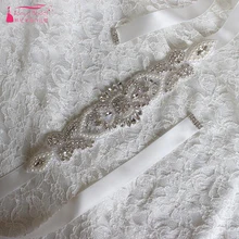 Настоящий блестящий кристалл пояс невесты со стразами для торжественных мероприятий аксессуары пояса с жемчугом свадебный пояс для платья ZA004