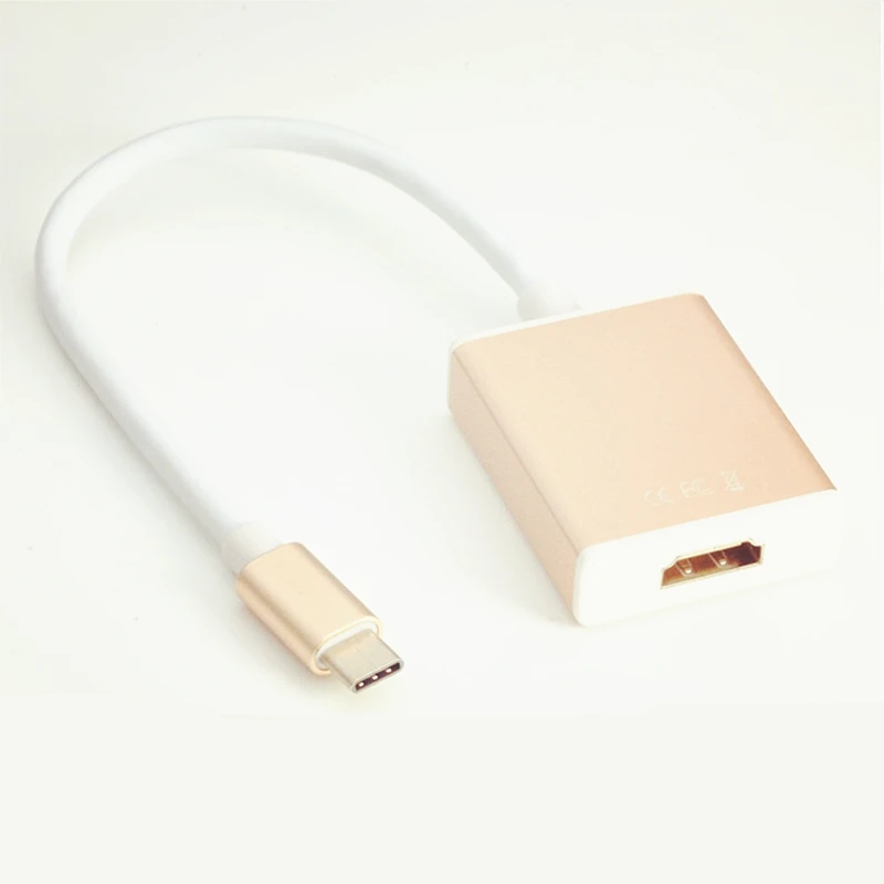 Rankman USB3.1 Male Type C to HDMI Female Adapter USB-C to HDMI 1080P Converter for Macbook 12 inch Chromebook Pixel TV