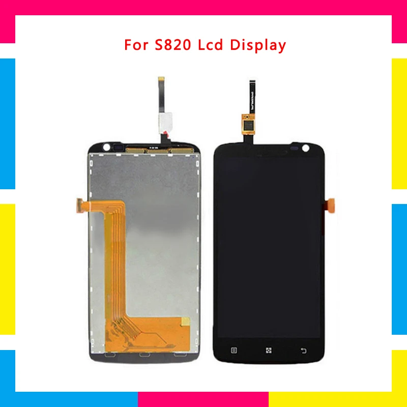 

Replacement LCD Display Screen With Touch Screen Digitizer Assembly For Lenovo S820