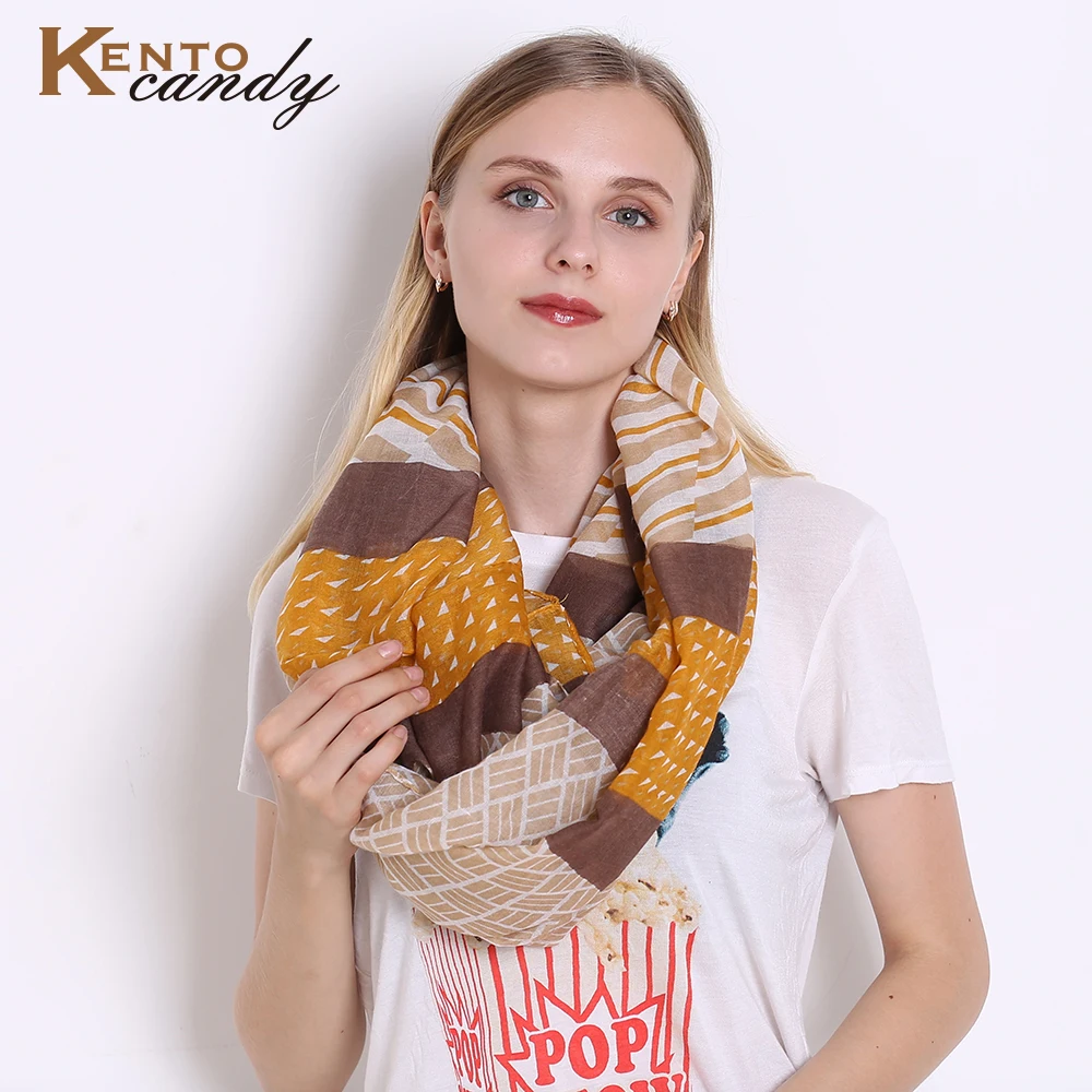 Buy plaid scarf foulard women stripe bufandas mujer