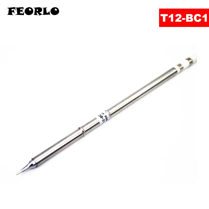 Feorlo 4 шт. T12-C4 T12-BC1 T12-C1 T12-D12 жало паяльника T12 серии для Hakko FX-950/FX-951