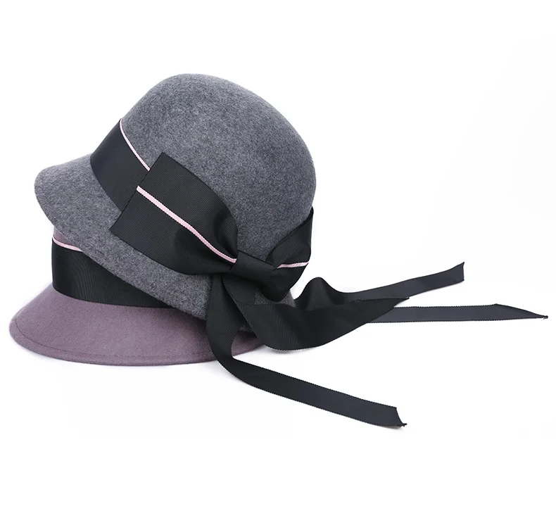 Sedancasesa, Женская шляпка, фетровая шляпа для женщин,, австралийская шерсть, зима, осень, модная шляпа Дерби, бант, лента, сомбреро