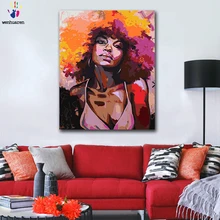 DIY цветные картинки по номерам с цветами сексуальное уверенное черное изображение девушки Рисование Живопись по номерам Обрамленный дом