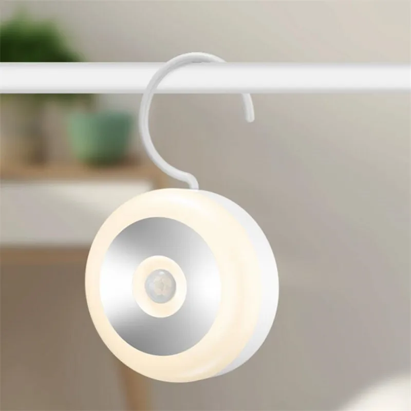 ROSTSTAR LED Light USB Powered Human Sensor LED Night Light Photosensitive and Infrared Small LED Night Lamp For Smart Home