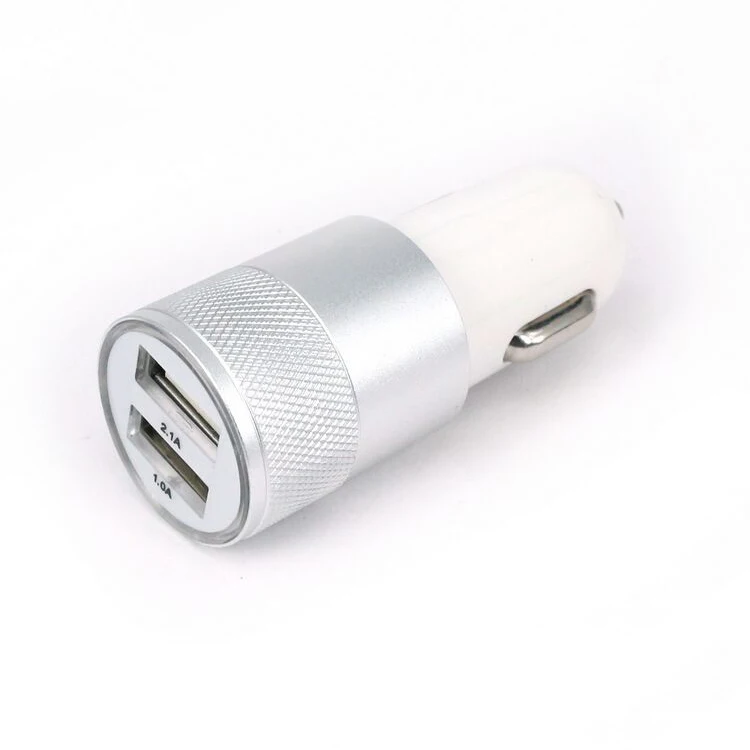 

Mobile phone car charger dual USB cigarette lighter head one tow two power 12V24V recorder navigation GPS general