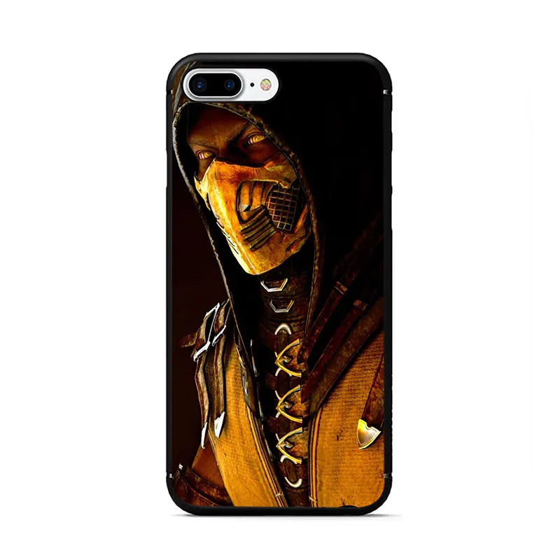 Мягкий чехол для телефона из ТПУ Scorpion In More Kombat для iPhone 11 Pro 5 5S 6 6s 7 8 Plus X XR XS MAX - Цвет: B6