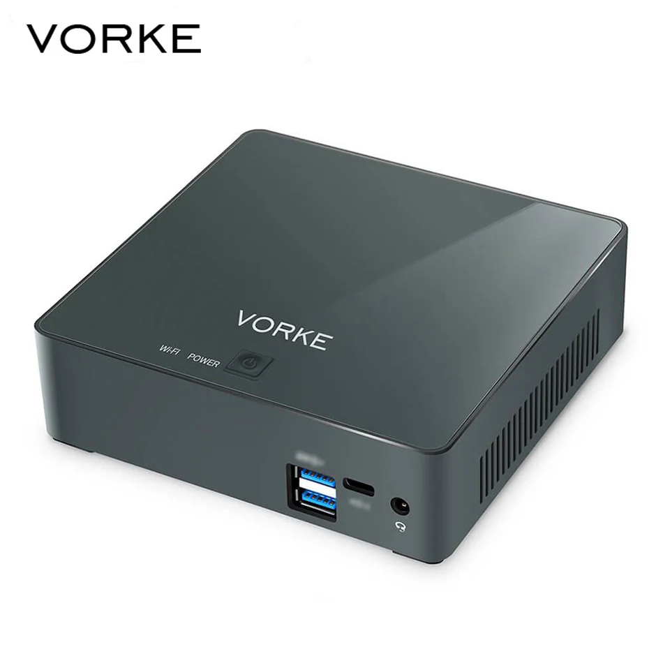 

VORKE V2 Plus Mini PC Intel Core I7-7500U RAM 8GB SSD 256GB WIFI IEEE 802.11 ac Gigabit LAN HDMI Type-C With M.2 SSD 2280 slot