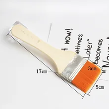8#2 шт желтый кисти нейлон парусина барбекю щетка нейлоновая щетка бортовой компьютер щетка для очистки