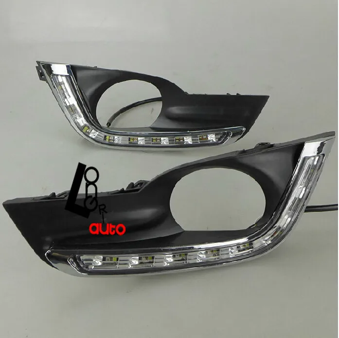 

car styling Car Accessories Super White High Quality Special LED Daytime Running Lights For nissan teana 2013