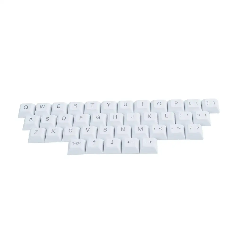 Оптом YMDK Топ Печать DSA 37 ключ Keycap набор 1,4 мм PBT для MX переключатели механическая клавиатура - Цвет: Kit 4