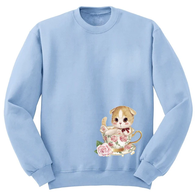 1PC A level Washable Clothes Stickers Cute cat Patches ...