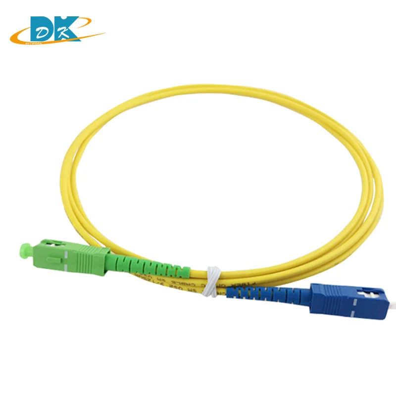 

20pcs SCAPC to SCUPC Singlemode Fiber Optic Patch cord 1.5M Simplex 9/125 fiber optic patch cord Cable 2.0mm or 3.0mm