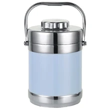 2018 Stainless Steel font b Lunch b font Box Thermos Food Container font b Lunch b
