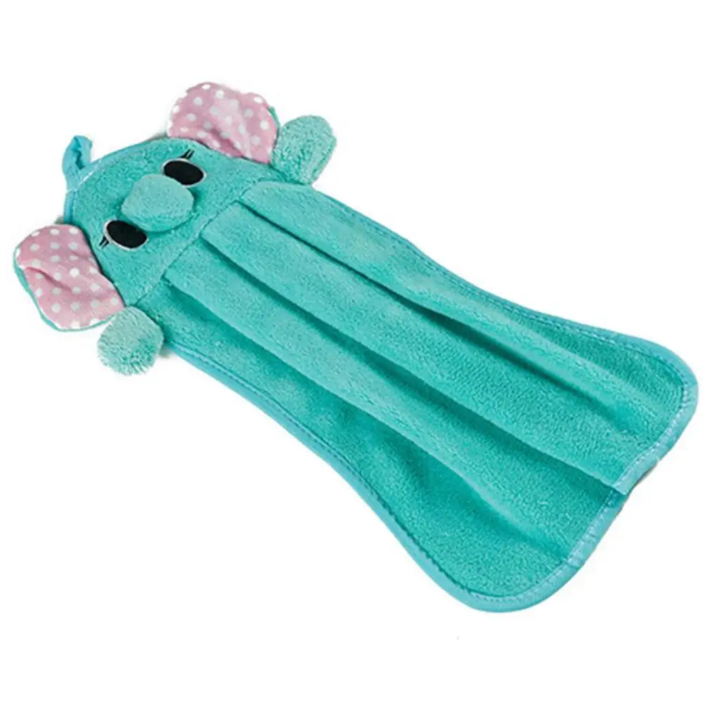 Качественное милое детское полотенце из бархата кораллового цвета с изображением животных, детское полотенце для рук, детское полотенце с рисунком, сухая рука, детское полотенце для ванной комнаты, CMJ001