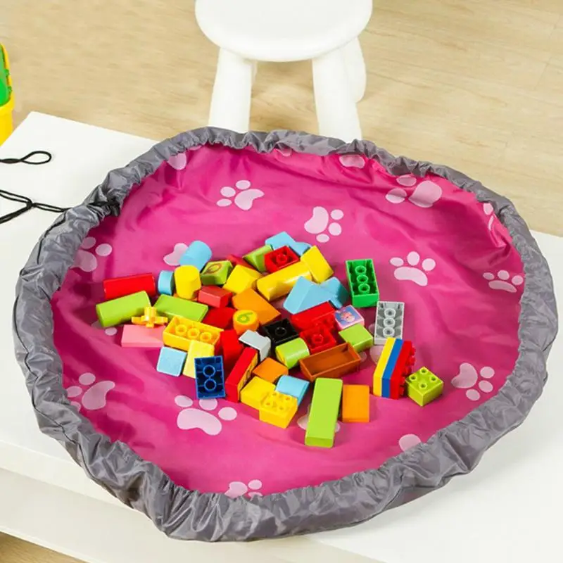 

2018 Cute Baby Craw Carpet Waterproof Children Toys Storage Bag Picnic Play Mat