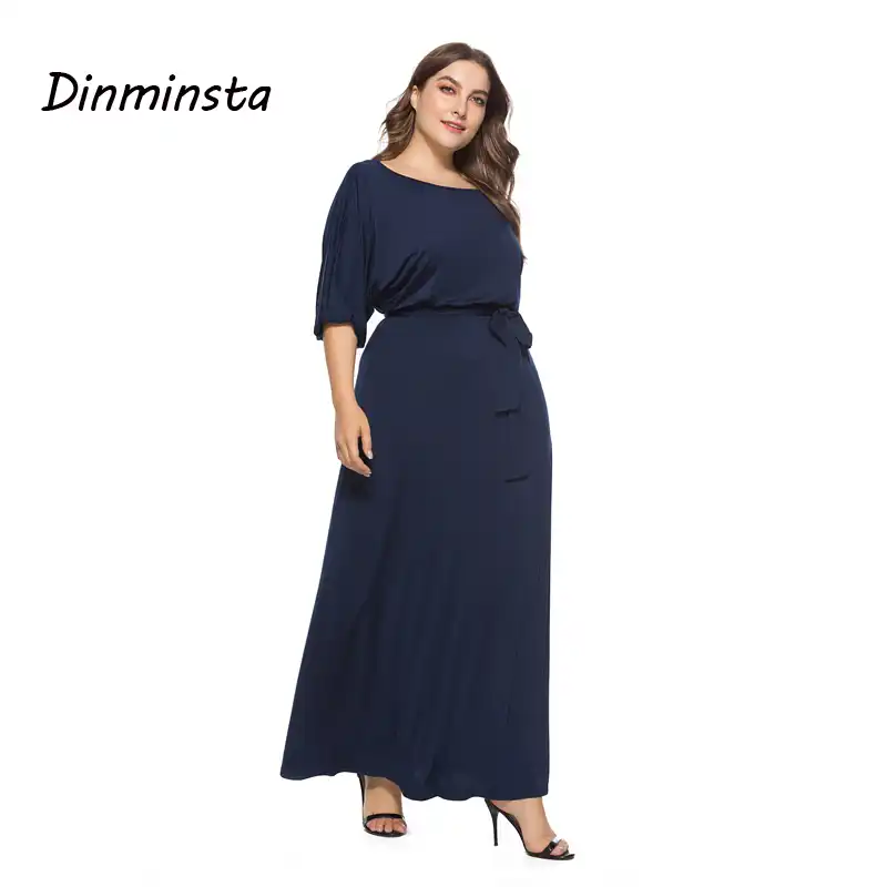 long frock designs for fat ladies