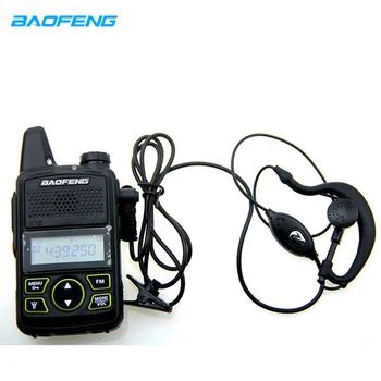 

Best Deal 1 Walkie Talkie Headset Earphone Line Single Y Head For Baofeng T1 UV-3R U8 U3