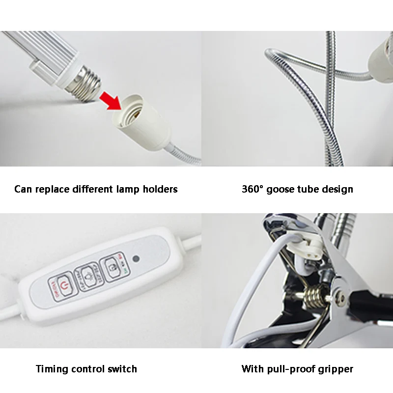 

Plant Growth Light Cycle Timing Clip Design Full Spectrum LED Corn Growing Lamp MJJ88