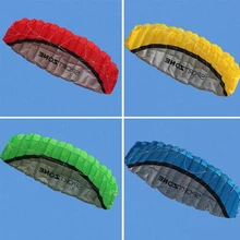 2,5 м/8 футов спортивная зона двойная линия мощность трюк воздушный змей параплан парашют пляж серфинг наружные спортивные игрушки с летающей линией 4 цвета