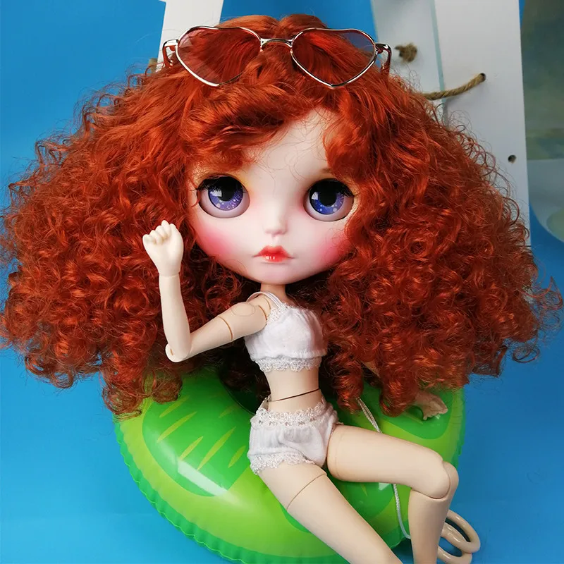 12''1/6 кукла для самостоятельного изготовления, шарнирная кукла Blyth с одеждой и обувью, популярная развивающая игрушка DIY для девочек, новая 30 см кукла BJD