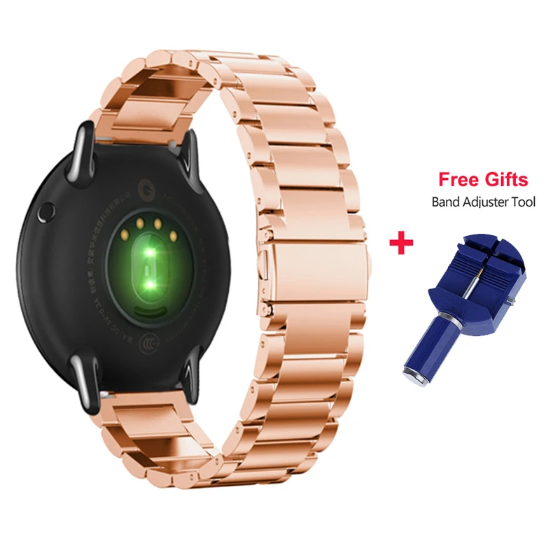 Металлический ремешок для браслета Xiaomi Huami Amazfit Pace 22 мм Миланская петля магнитный