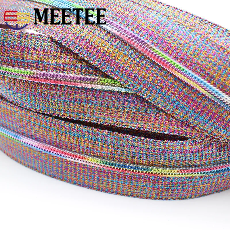 Meetee цветные 3 # нейлоновые застежки-молнии для шитья DIY молния спортивное пальто