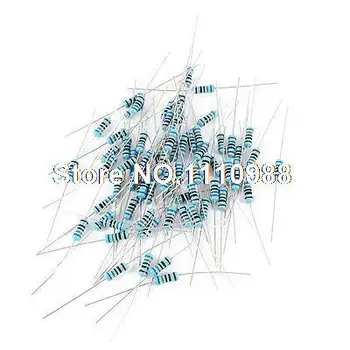 

60 x Axial Lead Colored Ring Metal Film Resistor Resistance 680 Ohm 1/2W +/-1%