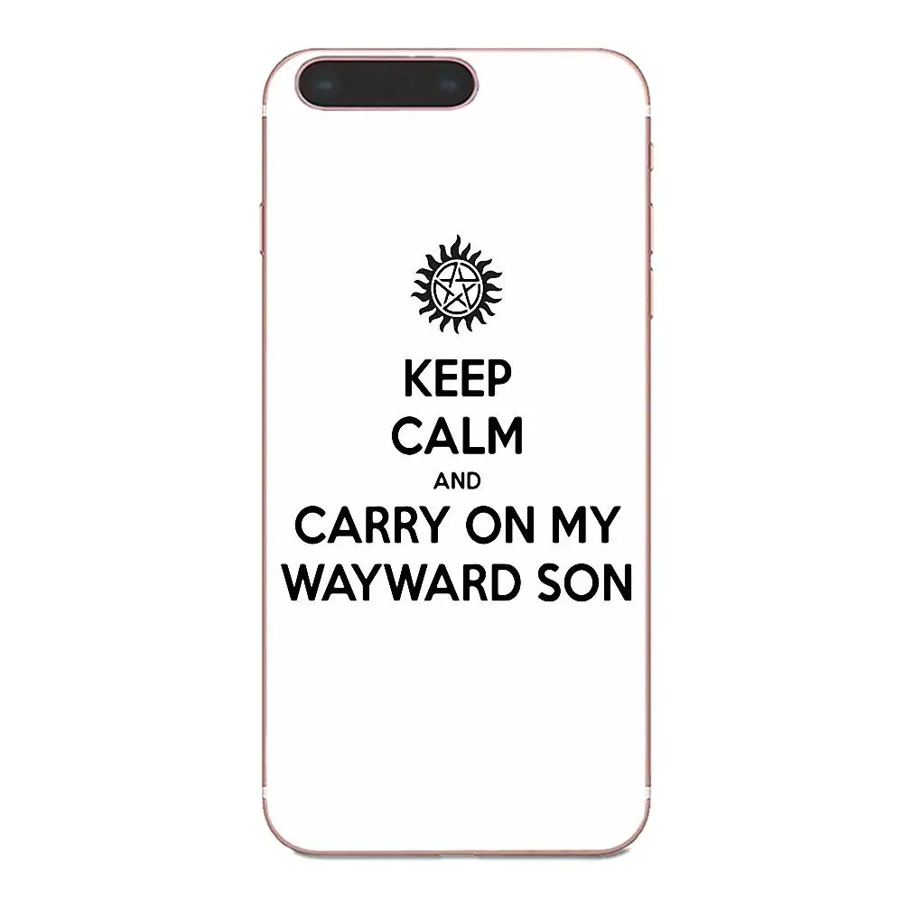 Чехлы из ТПУ для Huawei P8 P9 P10 P20 P30 Mate 7 8 9 10 20 Lite Plus Pro 2017 Tv Supernatural Carry On My Wayward