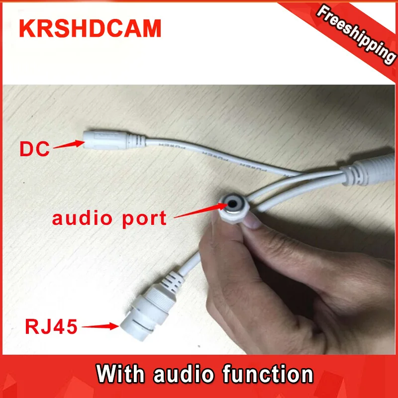 

Board with audio function, wire with an audio interface.Do not sell separately.Please order with IP camera