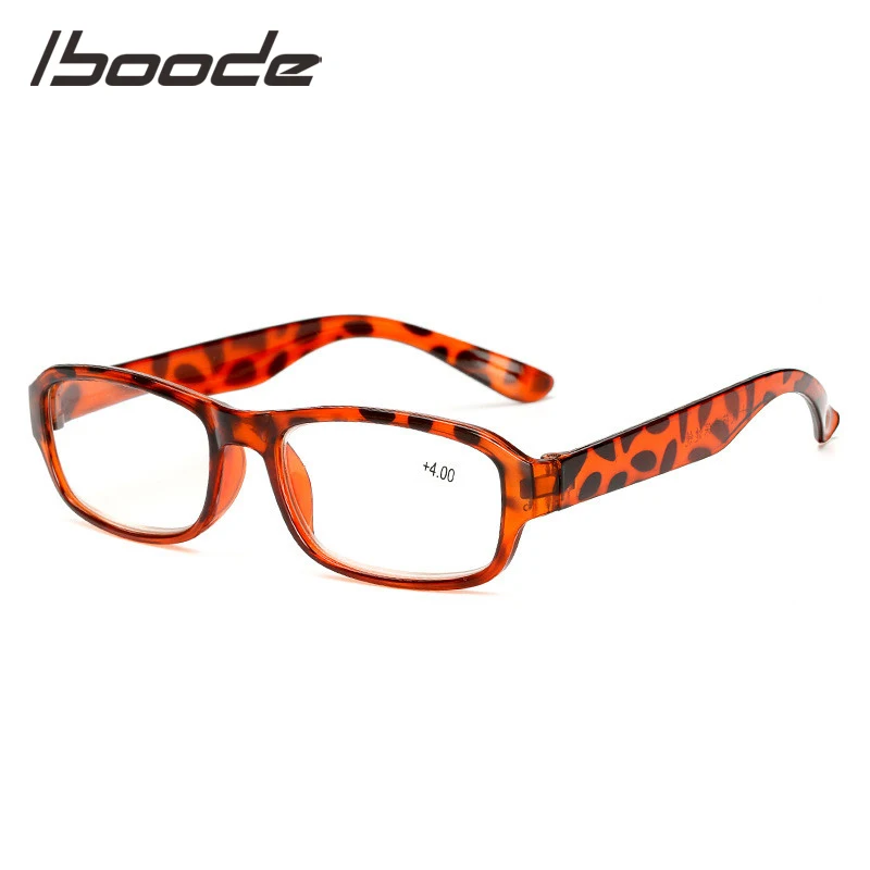 

IBOODE Square Reading Glasses Women Men Presbyopic Eyeglasses Female Male Hyperopia Eyewear Unisex Optics Magnifying Spectacles