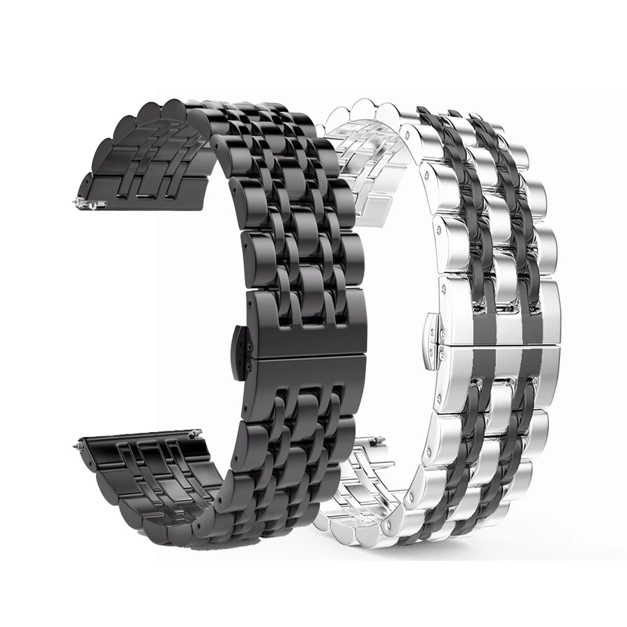 Металлический ремешок из нержавеющей стали для Garmin Vivoactive 3 сменный Music/vivolove