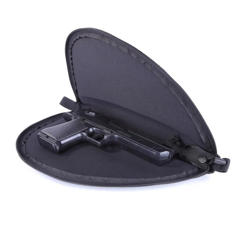 Outdoor Portable Black Revolver Zip Storage Bag is Suitable for Most