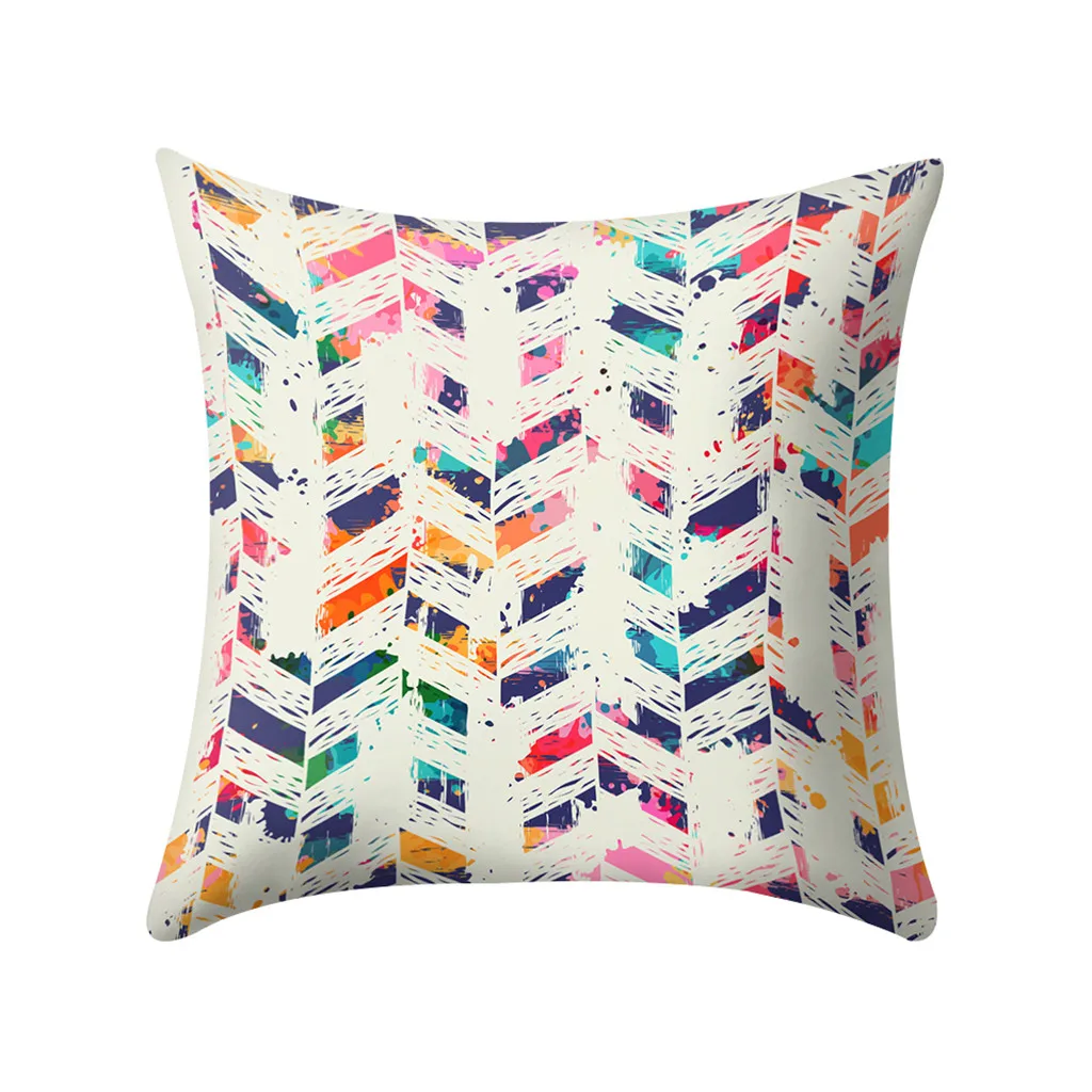 

High Quality Cushion Print Pillow Cozy Polyester Sofa Car Cushion Home Decor 45 X 45cm cushions cojines decorativos para sofá