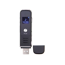Высокое качество ЖК-дисплей Дисплей Цифровые диктофоны 8 ГБ MP3-плееры стерео наушники мониторинга Функция музыка usb flash drive