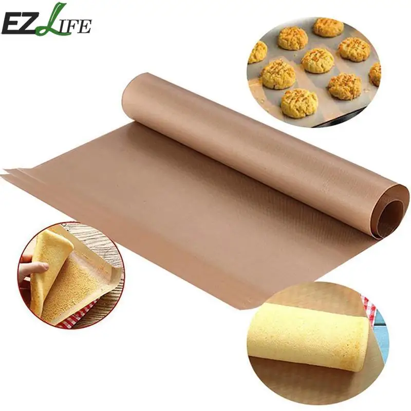 

Non-stick Baking Mat Pad Baking Sheet Glass Fiber Rolling Dough Mat For Cake Pans Baking Tray Kitchen Baking Tools