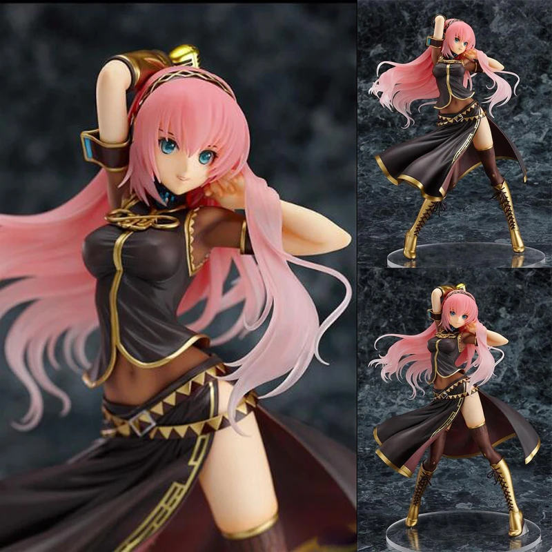 

23cm Megurine Luka anime model figure 1/7 scale Hatsune Miku pre-painted figures 23cm collection toy gift