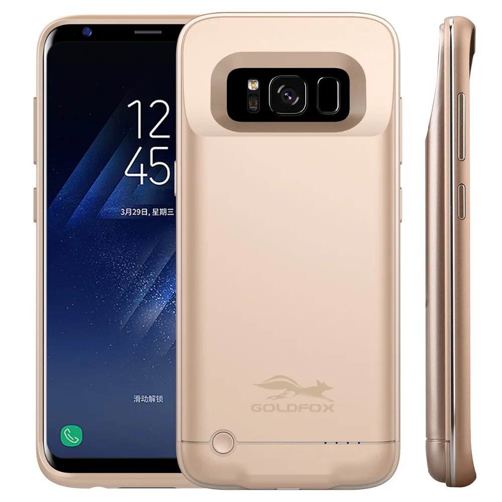 Для samsung Galaxy S8, смартфон, 4200 мА/ч, чехол для зарядного устройства, внешний аккумулятор, чехол для телефона, Расширенный чехол для зарядки аккумулятора