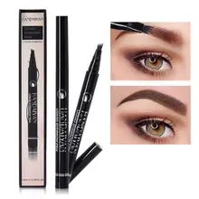 5 цветов Горячая штамп Pincel Maquiagem бровей татуировки Ручка водонепроницаемый макияж глаз стойкий карандаш для бровей