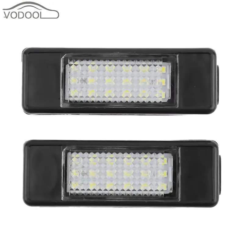 

2Pcs Car LED License Plate Light Bulb Automobiles Light-emitting Diode Number Plate Lamp for PEUGEOT 106 207 307 308 406 407 408