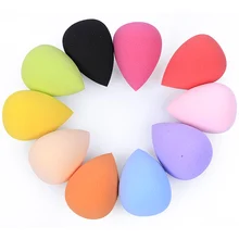 5/10 шт Мини Мягкий спонж для нанесения основы в виде капли воды, гладкий порошок Женская декоративная косметика пуховка и набором инструментов для чистки