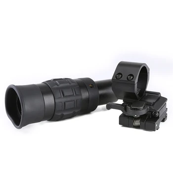 

SPINA OPTICS 1.5-5X Magnifier Variable Zoom Scope For Hunting Rifle with flip up Mount
