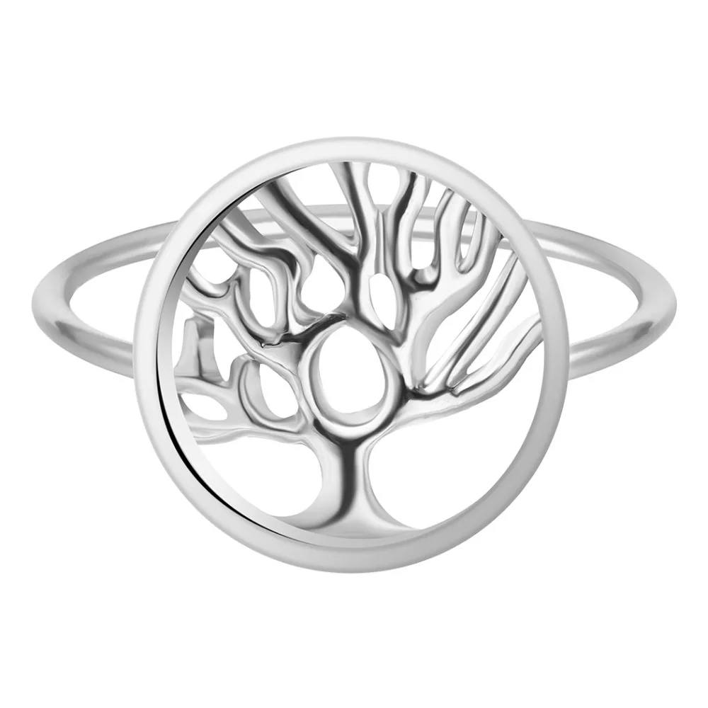 Kinitial Tree of Life Rings for Women Tree Ring Style In Gold Silver