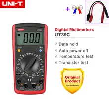

UNI-T UT39C Handheld Digital Multimeters 1999 Count Current 20A Ohm Cap Tester Data Hold Diode Transistor Test