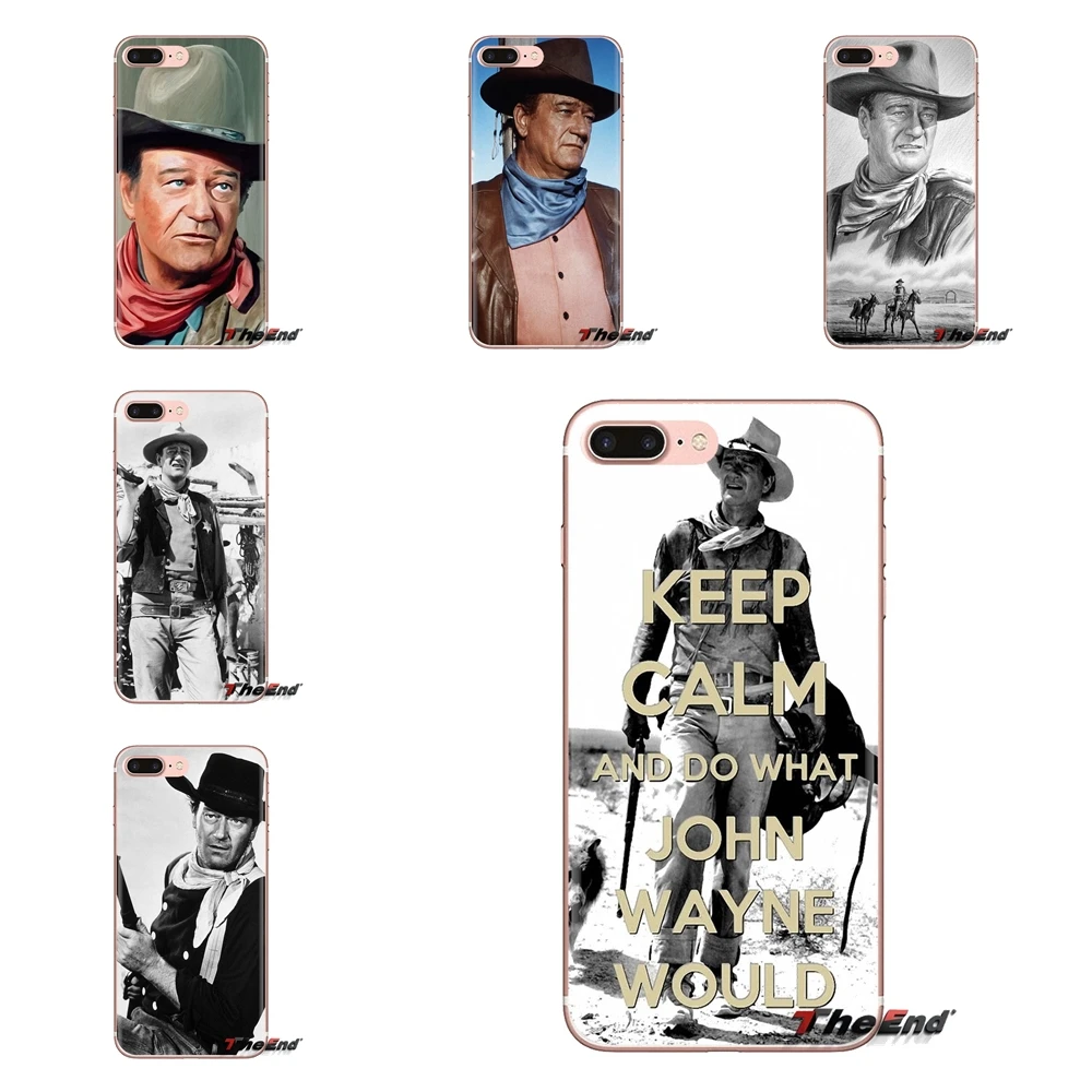 Мягкий прозрачный чехол John Wayne Ride Him ковбой редкий для Samsung Galaxy J1 J2 J3 J4 J5 J6 J7 J8 Plus 2018