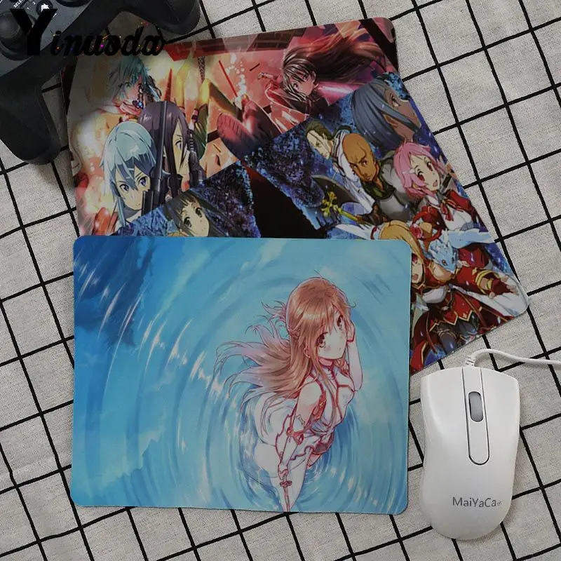 

Yinuoda New Arrivals japan Anime Sword Art Online SAO Unique Desktop Pad Game Mousepad Rubber PC Computer Gaming mousepad