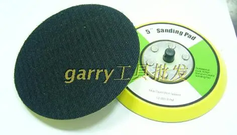 

2PCS 5" Inch Pneumatic Air Tools Sander Polishing Disc Backing Pad Plate Adrasive Stick Hook&Loop Leather Pad 125mm 5/16" Thread