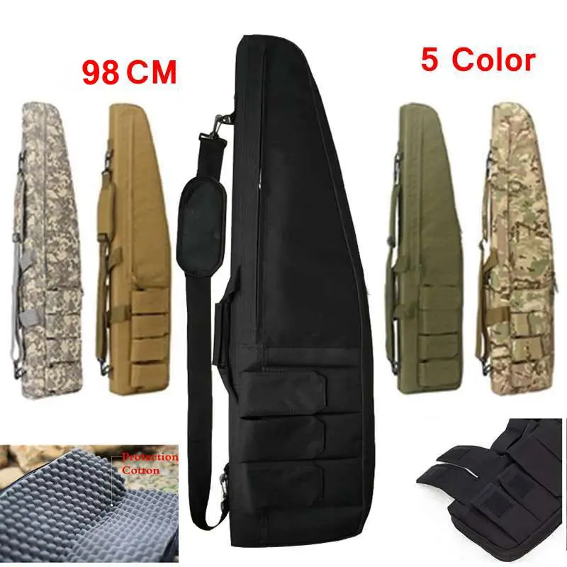 

2018 Tactical 98cm Airsoft Rifle Bag Hunting Shooting Gun Protection Bag Military Army Case Backpack Slip Bevel Carry Bag