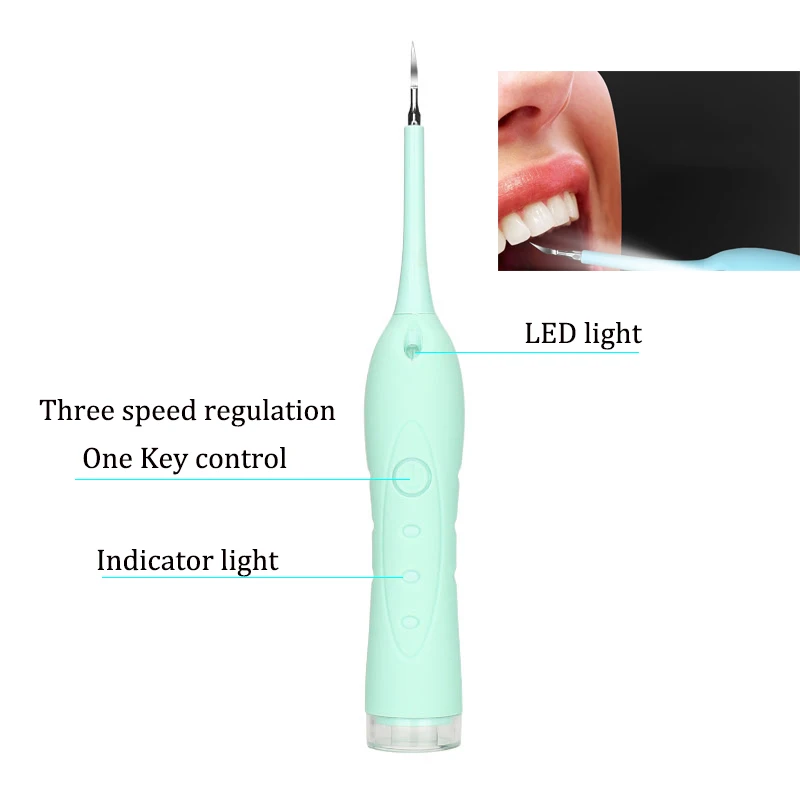 Отбеливание зубов Домашнее использование удаление зубных пятен зубной камень зубы пятна Масштабирование usb зарядка высокая частота вибрации стоматологические инструменты