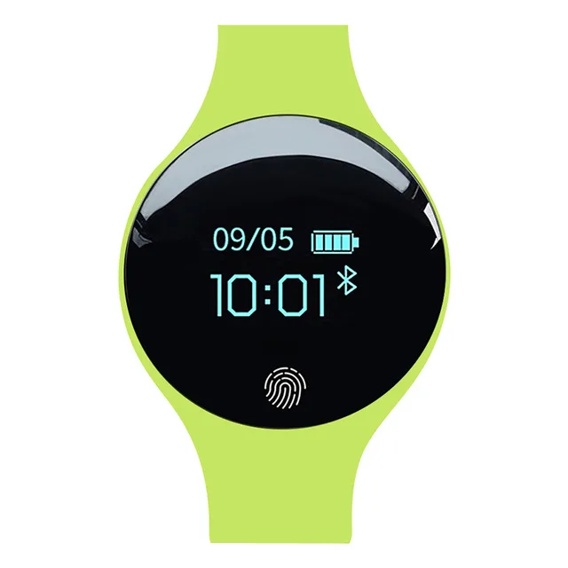 SANDA Bluetooth Смарт-часы для IOS Android для мужчин и женщин Спорт умный Шагомер фитнес-браслет часы для iPhone часы для мужчин - Цвет: D01 Green