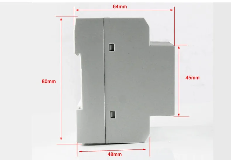 ELECALL D52-2048 din-рейка светодиодный Вольт Амперметр дисплей активный коэффициент мощности энергия AC 80-300 В 0-100.0A Амперметр Вольтметр